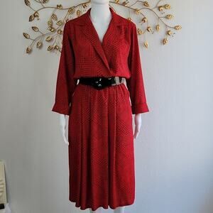 Vintage Leslie Fay Dress Size 10